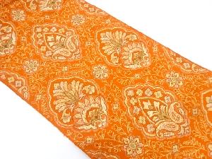 リサイクル　花更紗模様織り出し名古屋帯